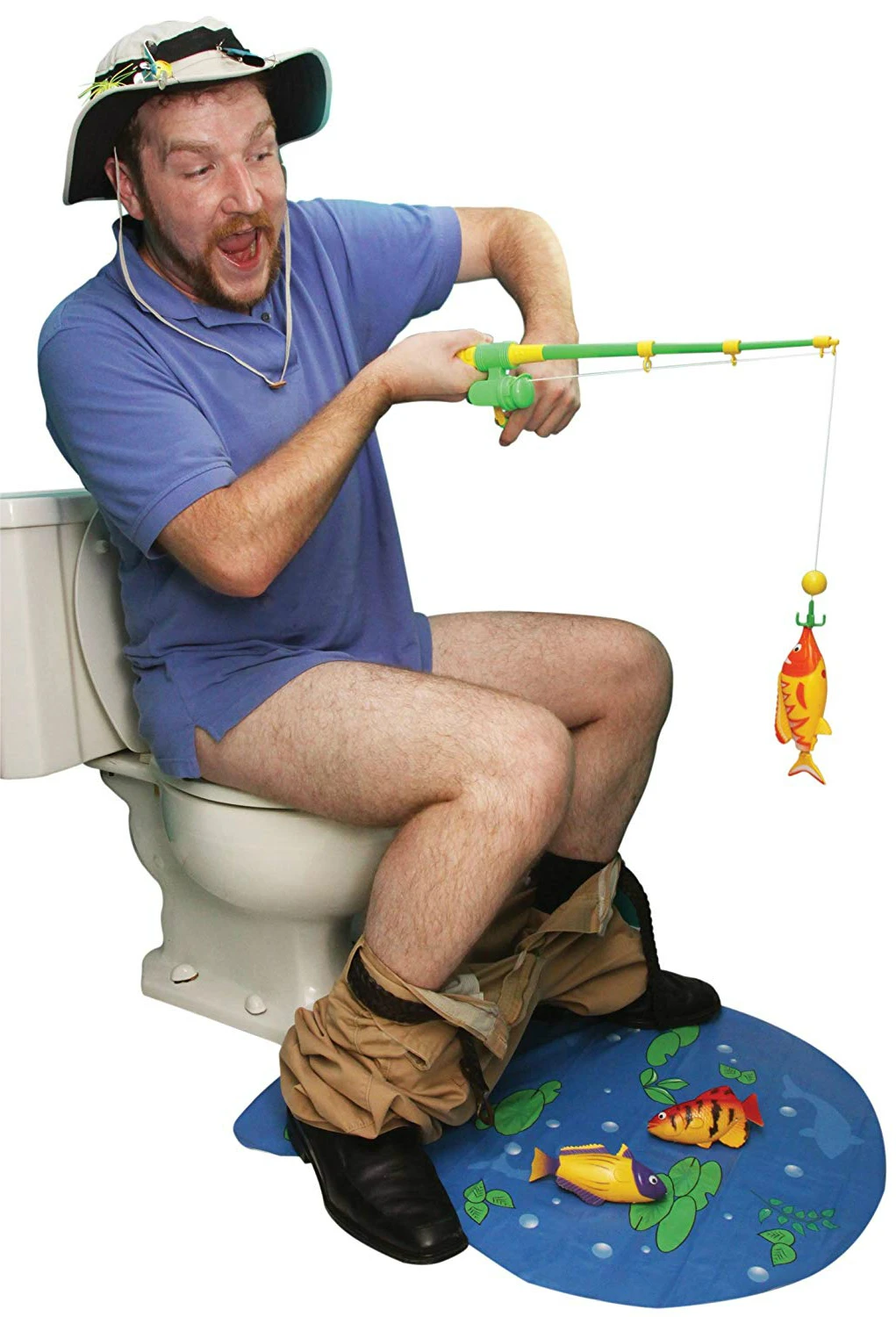 Creative Bathroom Rug Toilet Fishing Decoration Accessories Commode Close Stool Mat Free Leisure Potty Time Great Gift for Boys
Creative Bathroom Rug Toilet Fishing Decoration Accessories Commode Close Stool Mat Free Leisure Potty Time Great Gift for Boys