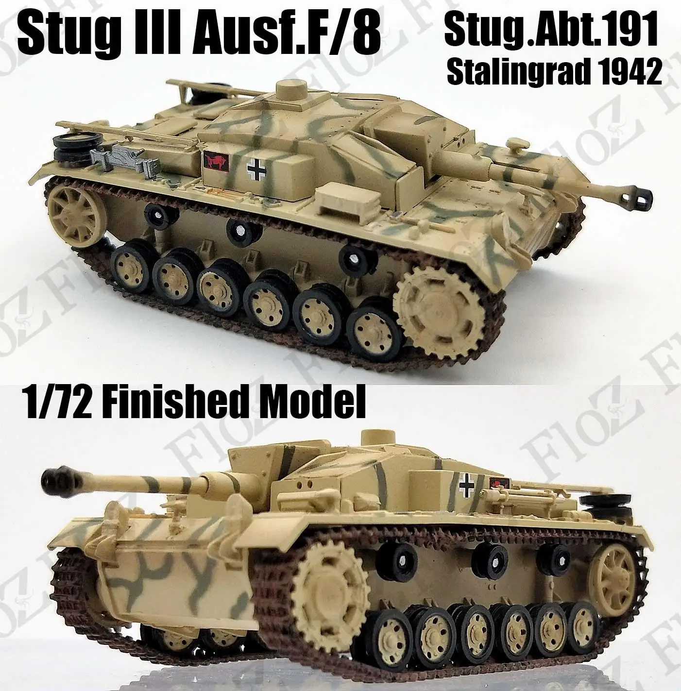 WWII StuG III Ausf F/8 abt.191 Stalingrad 1942 1/72 finished tank Easy model
WWII StuG III Ausf F/8 abt.191 Stalingrad 1942 1/72 finished tank Easy model