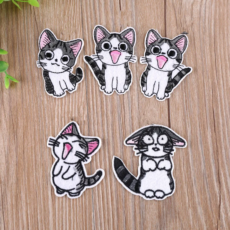 5 PCs High Quality Embroidery Cat Head Patch Baby's Clothing Patch Backpack Decoration Small Applique Small Iron on Patch
5 PCs High Quality Embroidery Cat Head Patch Baby's Clothing Patch Backpack Decoration Small Applique Small Iron on Patch