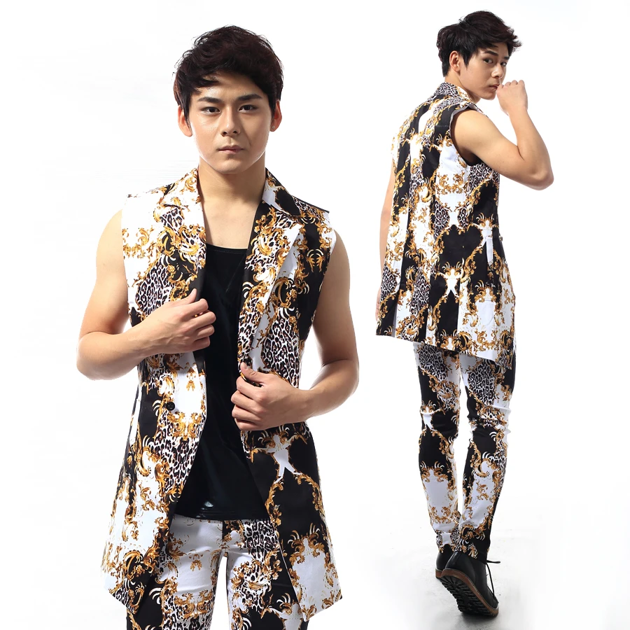 S-5XL! 2018 Male stage leisure leopard suit Small suit the stylist han edition cultivate one's morality The singer's clothing
S-5XL! 2018 Male stage leisure leopard suit Small suit the stylist han edition cultivate one's morality The singer's clothing