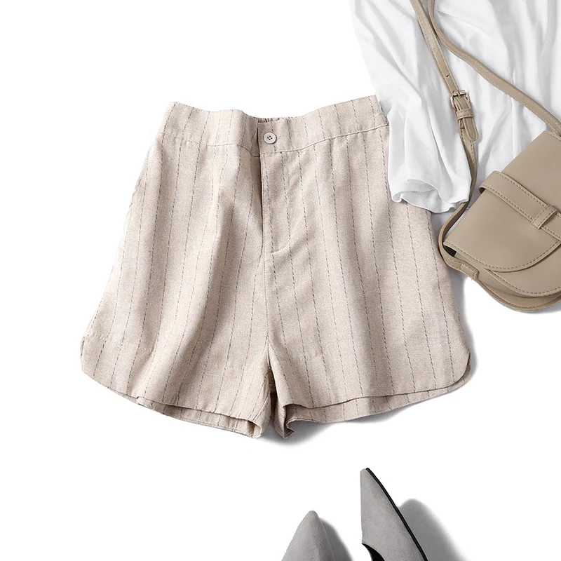 LFF Summer New Office Lady Women Cotton Linen Large Plus Size Casual Striped Simple Harajuku All-Match Comfortable Hot Shorts
LFF Summer New Office Lady Women Cotton Linen Large Plus Size Casual Striped Simple Harajuku All-Match Comfortable Hot Shorts