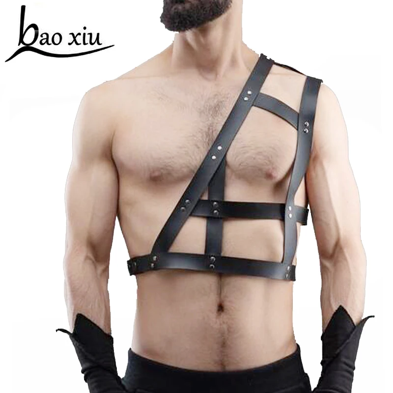 2019 New Vintage Punk Shoulders sexy Belt Faux Leather Body Bondage Cage Corset female Harness Waist Belt Straps Men Suspenders
2019 New Vintage Punk Shoulders sexy Belt Faux Leather Body Bondage Cage Corset female Harness Waist Belt Straps Men Suspenders
