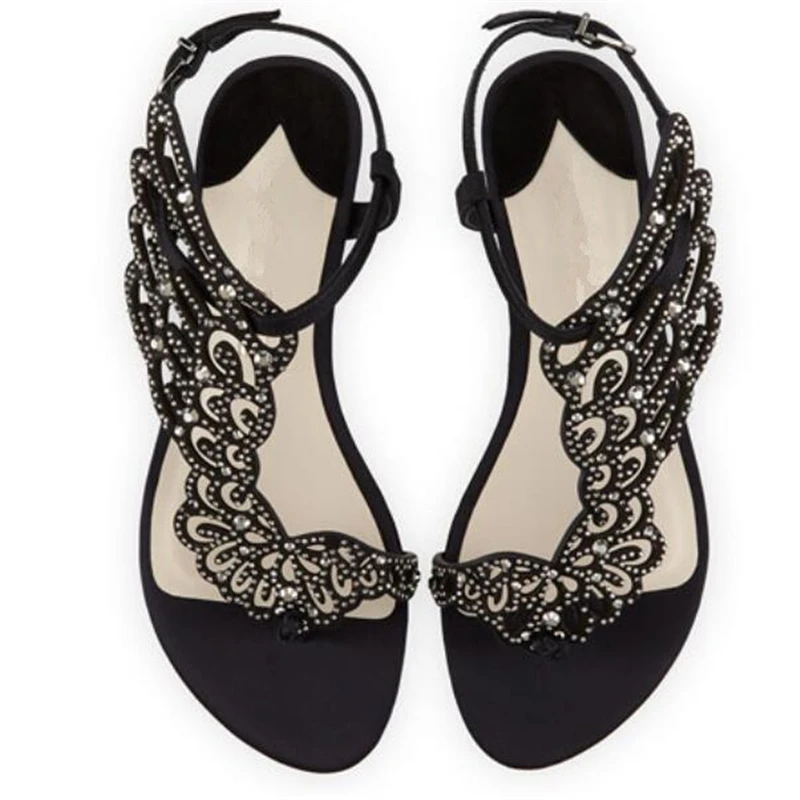 Glitter Crystal Angel Wing Flat Sandals Mirrored Leather Gladiator Thong Sandals Bling Sequin Flip Flops Beach Dress Woman Shoes
Glitter Crystal Angel Wing Flat Sandals Mirrored Leather Gladiator Thong Sandals Bling Sequin Flip Flops Beach Dress Woman Shoes