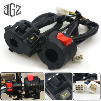 Motorcycle Universal On Off Handlebar Turn Signal Switches Horn Button Ignition Headlight Fog Light Control Switches 7 Functions
Motorcycle Universal On Off Handlebar Turn Signal Switches Horn Button Ignition Headlight Fog Light Control Switches 7 Functions