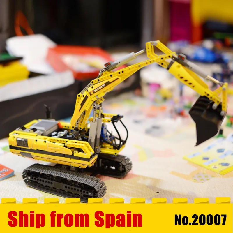 20007 Technic MOTORIZED EXCAVATOR Building Blocks Electric Remote control car Model Bricks compatible with legoing 8043 gift toy
20007 Technic MOTORIZED EXCAVATOR Building Blocks Electric Remote control car Model Bricks compatible with legoing 8043 gift toy