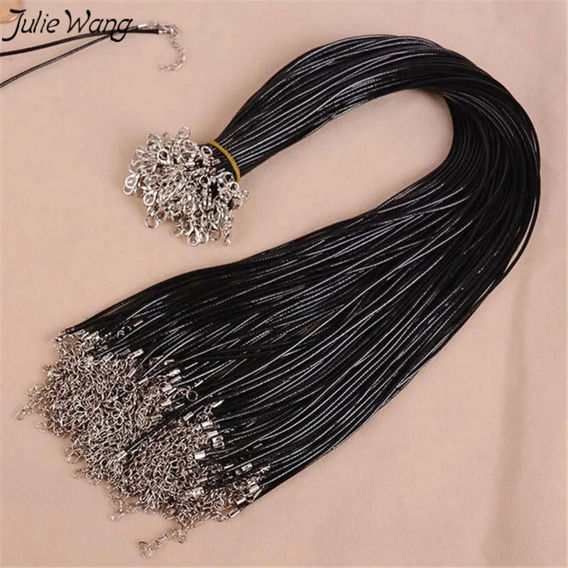 Julie Wang 20PC Wholesale Leather Cord Necklace Phone Chain Accessory Hand Made Women Men Necklace Finding 45cm+5cm Extend Chain
Julie Wang 20PC Wholesale Leather Cord Necklace Phone Chain Accessory Hand Made Women Men Necklace Finding 45cm+5cm Extend Chain