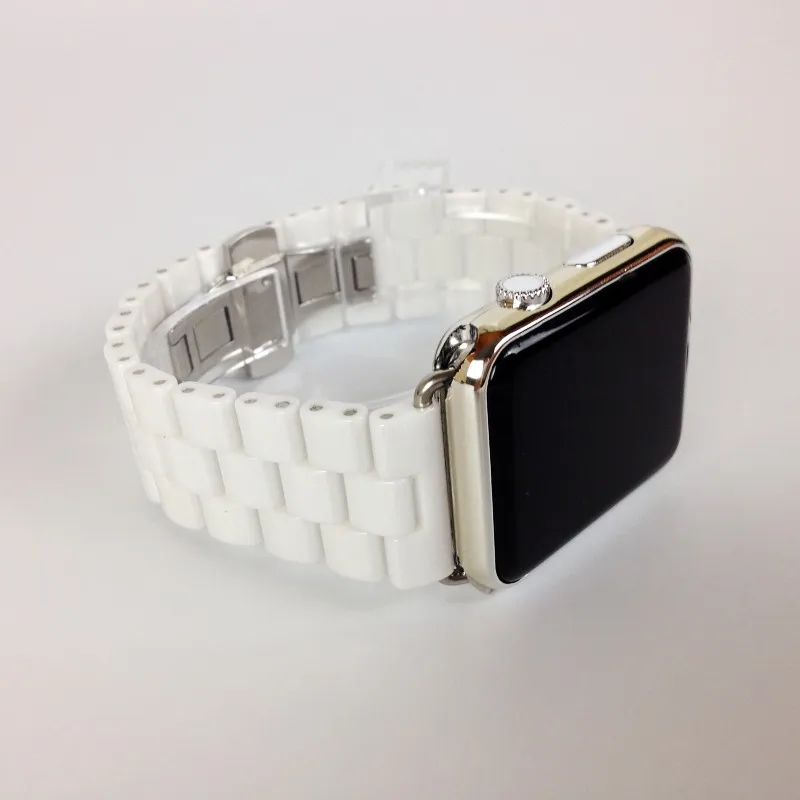 Fashion Ceramic Watchband for apple watch series 5 and series 2 3 4 Band Bracelet Clasp Strap 38mm 42mm 40mm 44mm
Fashion Ceramic Watchband for apple watch series 5 and series 2 3 4 Band Bracelet Clasp Strap 38mm 42mm 40mm 44mm
