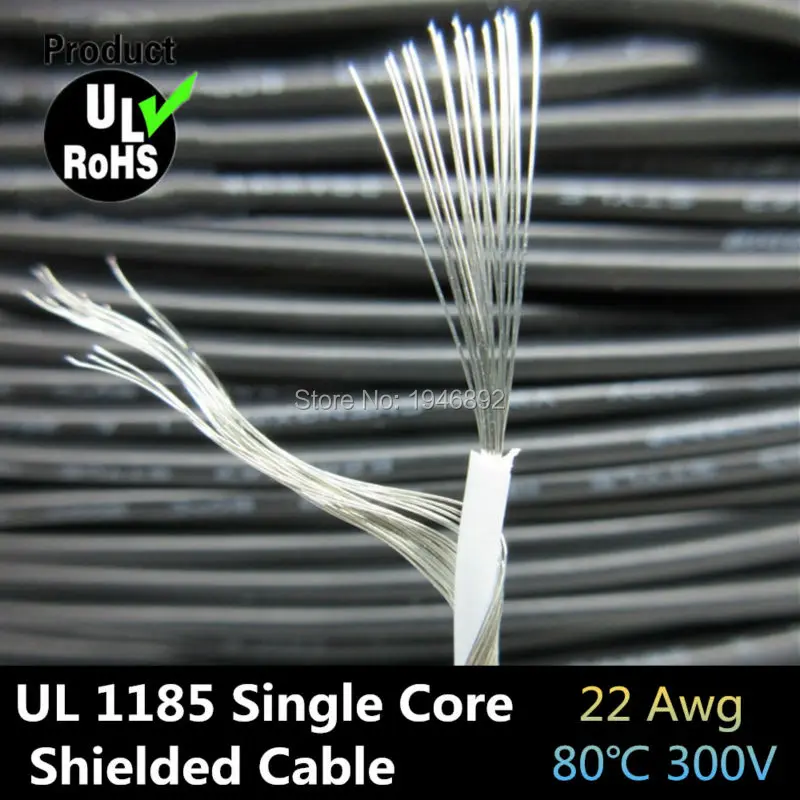 High Quality UL1185 22AWG Single Core Conductor Tinned copper Sprial Shielded audio cable Speaker Wire cable Signal Cable
High Quality UL1185 22AWG Single Core Conductor Tinned copper Sprial Shielded audio cable Speaker Wire cable Signal Cable