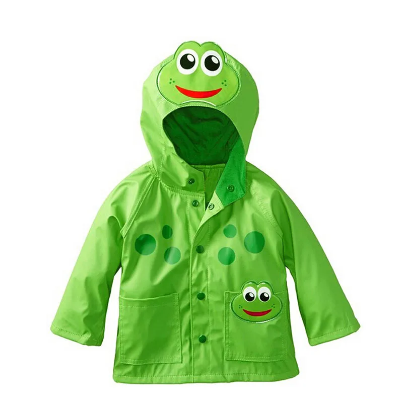 Frog Polyester Baby Rain Coat For Children Windproof Poncho Boys Girls Rainwear Cute Small Outdoor Waterproof Raincoat
Frog Polyester Baby Rain Coat For Children Windproof Poncho Boys Girls Rainwear Cute Small Outdoor Waterproof Raincoat