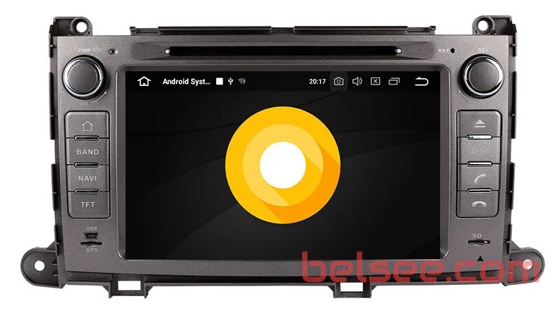 Toyota Sienna android 8.0 head unit radio 1
