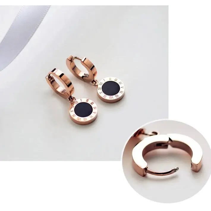 Gold-color White Black Shell Circular Surface Roman Letter Twelve Constellations Design Women Earrings Rose Dance Earring Gift
Gold-color White Black Shell Circular Surface Roman Letter Twelve Constellations Design Women Earrings Rose Dance Earring Gift