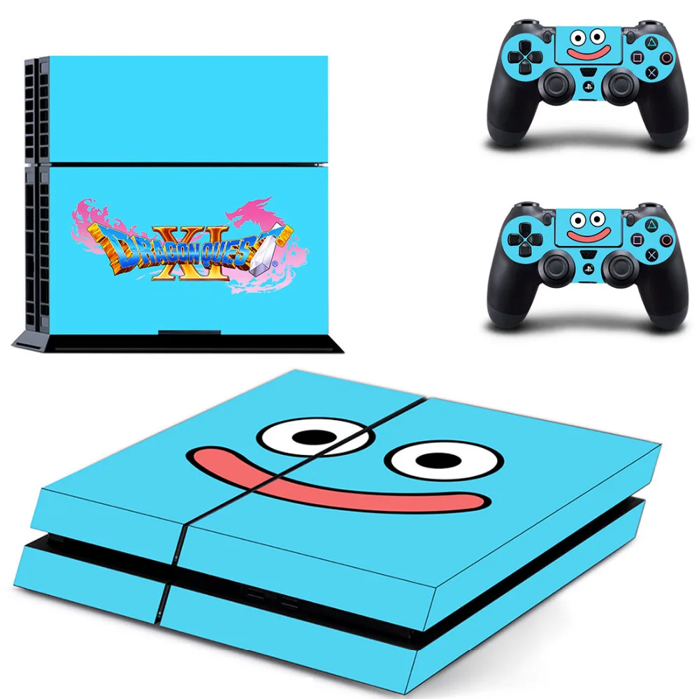 ИГРЫ Dragon Quest PS4 переводная картинка наклейка для Sony PlayStation 4 консоли и 2 контроллера