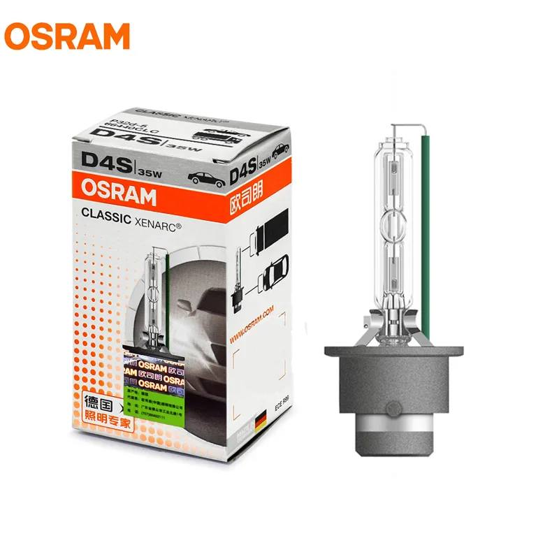 OSRAM D4S 66440CLC 35W 4200K CLASSIC Original HID OEM Bulb Xenon Lamp Car Light Headlight 4 Years Warranty 66440, 1X
OSRAM D4S 66440CLC 35W 4200K CLASSIC Original HID OEM Bulb Xenon Lamp Car Light Headlight 4 Years Warranty 66440, 1X
