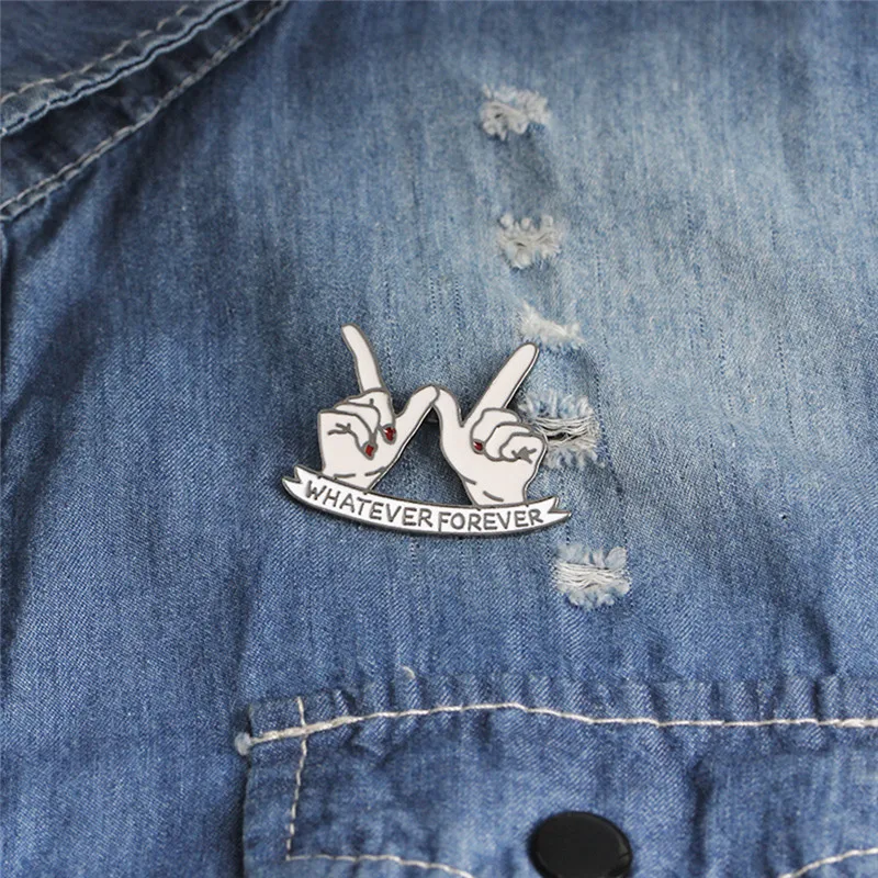 Fashion Jewelry Gift Best Friends Brooch Buckle Denim Coat Collar Pin Badge Enamel Pins Whatever Forever Heart in Hand
Fashion Jewelry Gift Best Friends Brooch Buckle Denim Coat Collar Pin Badge Enamel Pins Whatever Forever Heart in Hand