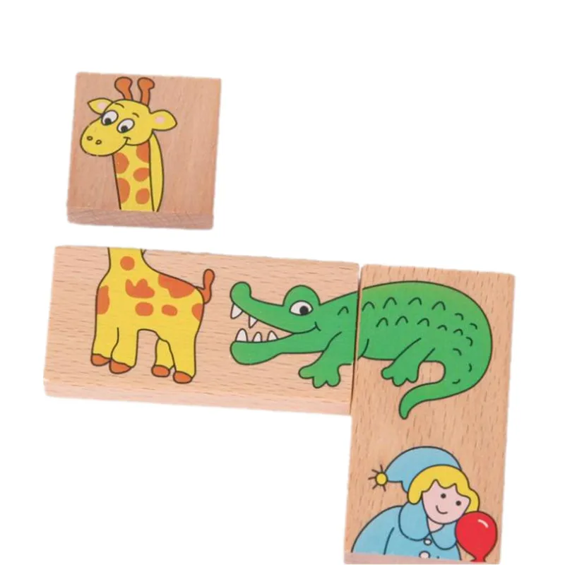 Baby Toys Child Animal Domino 15Pcs Building Blocks Wooden Toys Beech Wood Infant Domino Educational Toys Child Birthday Gift
Baby Toys Child Animal Domino 15Pcs Building Blocks Wooden Toys Beech Wood Infant Domino Educational Toys Child Birthday Gift