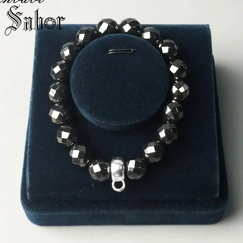 jewellery Charm 10mm Haematite Bead Bracelet Charm 925 Sterling Silver Carrier For Women Gift Bracelet mens
jewellery Charm 10mm Haematite Bead Bracelet Charm 925 Sterling Silver Carrier For Women Gift Bracelet mens