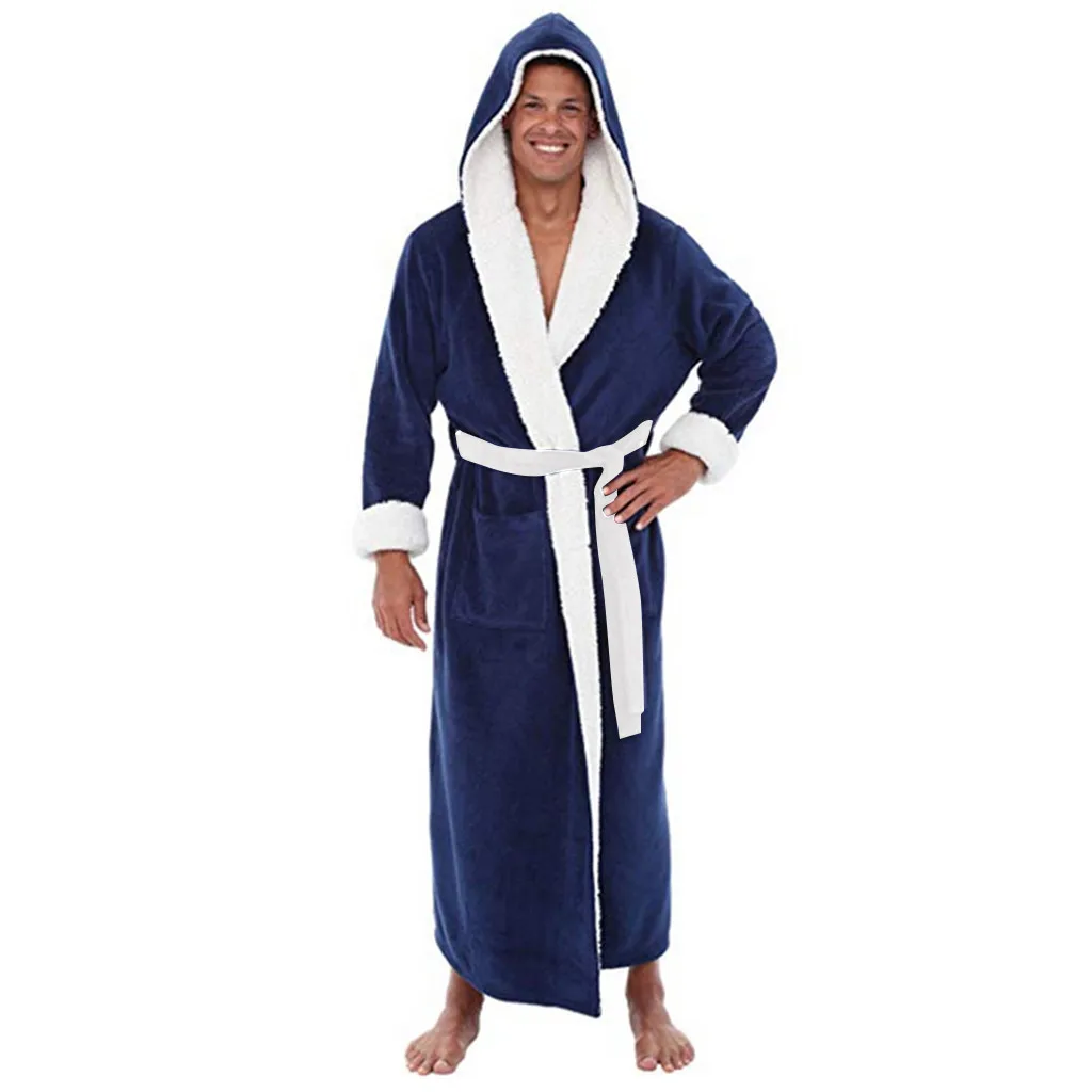 Hot Sale Men's Winter Plush Lengthened Shawl Bathrobe Home Clothes Long Sleeved Robe Coat mannen gewaad Freeshipping #BY30
Hot Sale Men's Winter Plush Lengthened Shawl Bathrobe Home Clothes Long Sleeved Robe Coat mannen gewaad Freeshipping #BY30