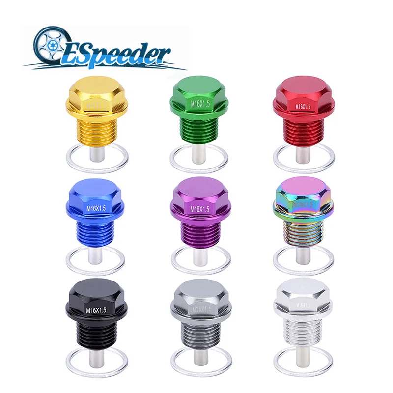 ESPEEDER M12*1.25 M12*1.5 M12*1.75 M14.1.25 M14*1.5 Magnetic Oil Sump Nut Magnetic Oil Drain Plug Oil Plug Screw Aluminum Nut
ESPEEDER M12*1.25 M12*1.5 M12*1.75 M14.1.25 M14*1.5 Magnetic Oil Sump Nut Magnetic Oil Drain Plug Oil Plug Screw Aluminum Nut