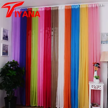 tiyana Solid Voile Window Curtains For Home Decor