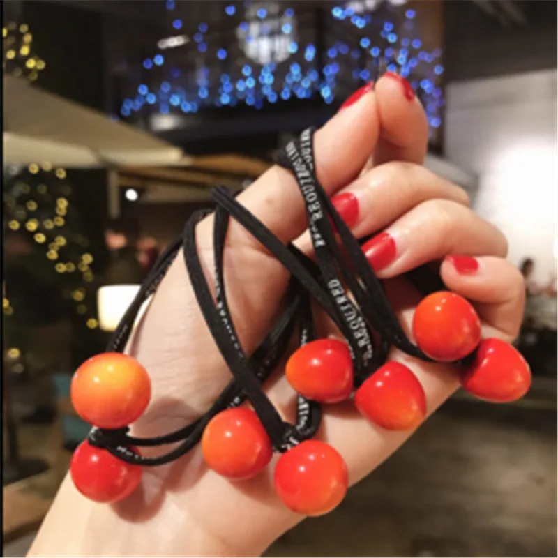 Headband Hair Tie For Woman Red Cherry Charms Elastic Hair Band Letter Print Rubber Band Double Lines Gum Hair Accessories 
Headband Hair Tie For Woman Red Cherry Charms Elastic Hair Band Letter Print Rubber Band Double Lines Gum Hair Accessories