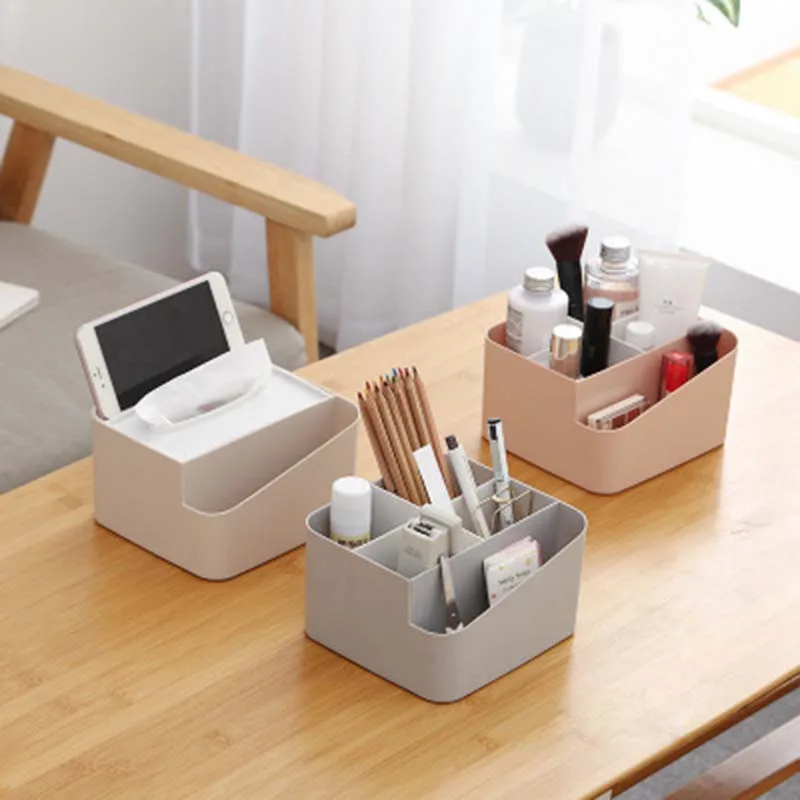 Makeup Organizer Cosmetic Case Lipstick Case Napkin Tray Simple Remote Control Sundries Storage Box Desktop Organizer 1piece
Makeup Organizer Cosmetic Case Lipstick Case Napkin Tray Simple Remote Control Sundries Storage Box Desktop Organizer 1piece