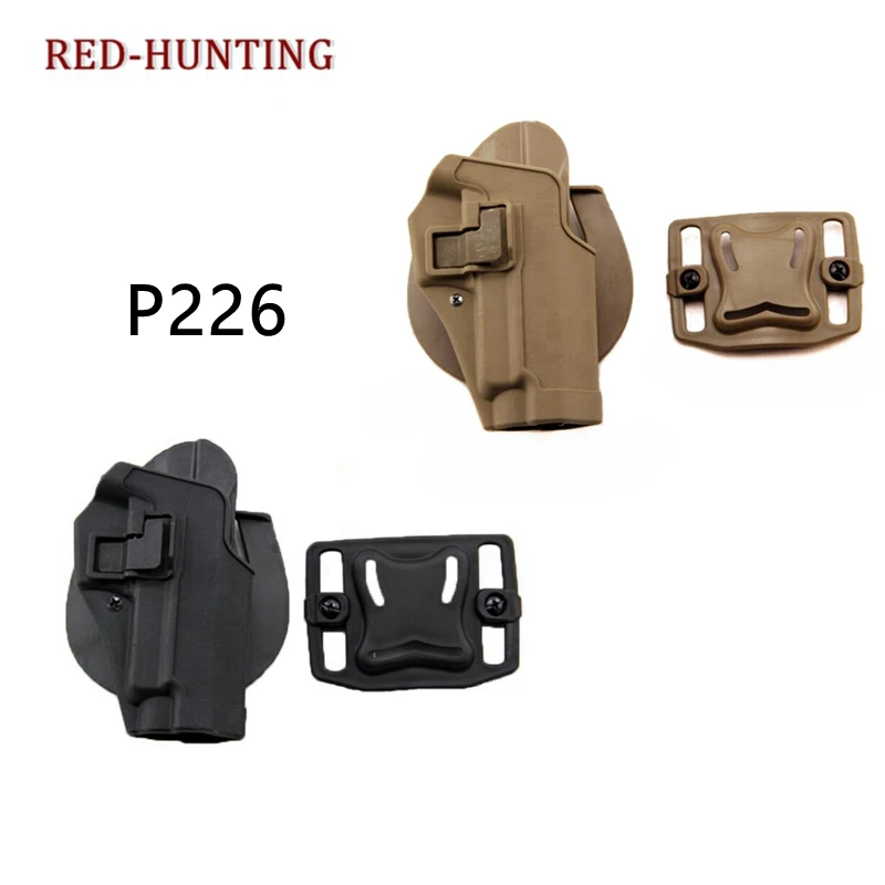 New Tactical Airsoft Pistol P226 Holster with Gun Sling MOLLE Adapter Magazine Pouch Waist Gun Holster for Sig Sauer P226
New Tactical Airsoft Pistol P226 Holster with Gun Sling MOLLE Adapter Magazine Pouch Waist Gun Holster for Sig Sauer P226