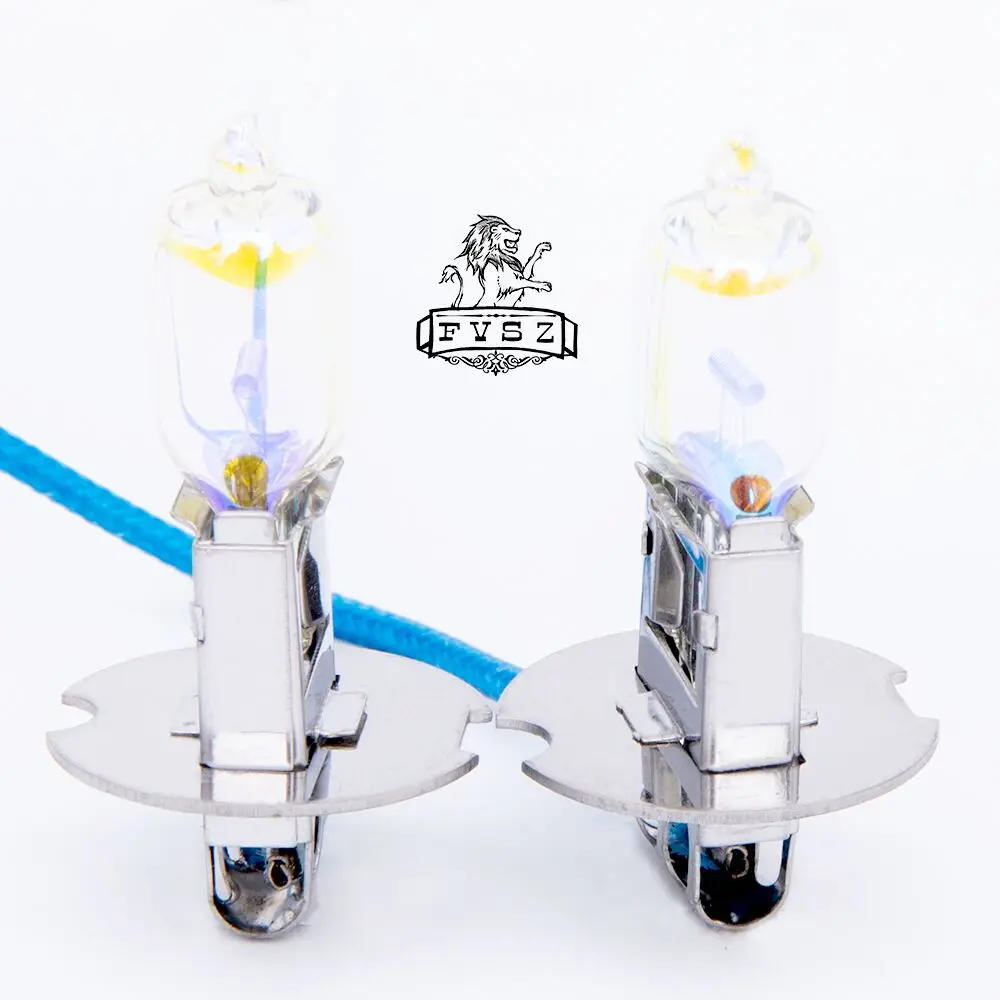 2 Pcs H3 55W 12V 3000K Auto fog lamp Casr Halogen Headlights Light Fog bulb black silk bulb yellow light
2 Pcs H3 55W 12V 3000K Auto fog lamp Casr Halogen Headlights Light Fog bulb black silk bulb yellow light