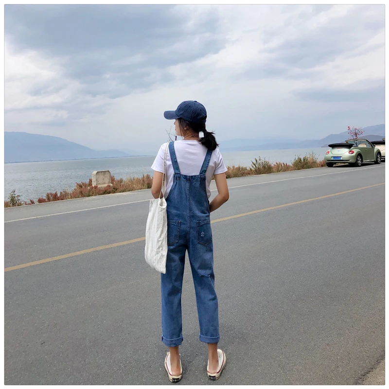 Spring Summer Plus Size Korean Office Lady Denim Fashion Holes Loose Jeans Overalls Pants Women
Spring Summer Plus Size Korean Office Lady Denim Fashion Holes Loose Jeans Overalls Pants Women