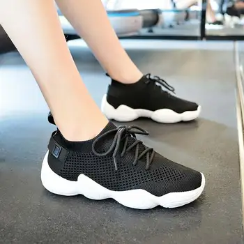 Women Mesh Spring 2019 Fashion Female Breathable Sneakers Ladies Lace Up Stretch Fabric Platform Flat Vulcanized Casual Shoes
Women Mesh Spring 2019 Fashion Female Breathable Sneakers Ladies Lace Up Stretch Fabric Platform Flat Vulcanized Casual Shoes