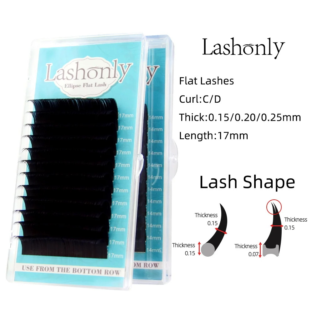 Flat Ellipse Lashes with Split Tips Soft Silk Flat Eye Lashes Matte Flat Eyelash Extensions Individual Eye Lash for Professional
Flat Ellipse Lashes with Split Tips Soft Silk Flat Eye Lashes Matte Flat Eyelash Extensions Individual Eye Lash for Professional