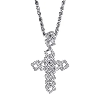 OMYFUN Factory Price Hip Hop Cross Pendant Rose Gold Silver Copper Iced CZ Pendants Necklace Chain Fashion Men Jewelry Bijoux
OMYFUN Factory Price Hip Hop Cross Pendant Rose Gold Silver Copper Iced CZ Pendants Necklace Chain Fashion Men Jewelry Bijoux