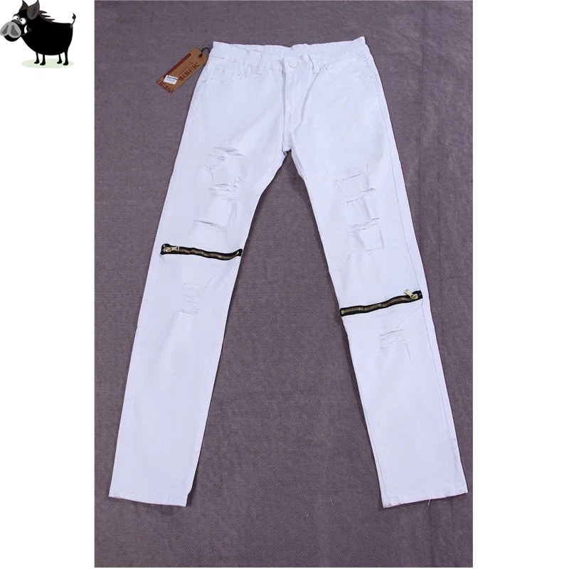 Kanye West Ripped Jeans For Men Skinny Distressed Slim Famous Brand Designer Biker Hip Hop Swag Tyga Hype Slim Jean
Kanye West Ripped Jeans For Men Skinny Distressed Slim Famous Brand Designer Biker Hip Hop Swag Tyga Hype Slim Jean