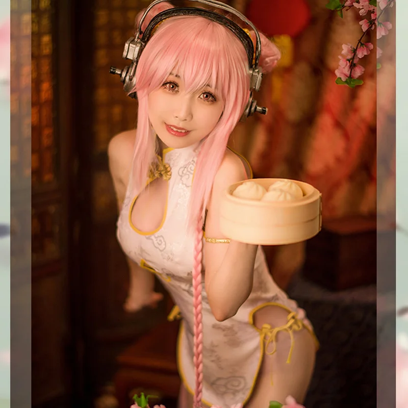 Cartoon Anime SUPERSONICO cos Halloween party cosplay cartoon set Chinese style Japanese sexy cheongsam costume Free shipping
Cartoon Anime SUPERSONICO cos Halloween party cosplay cartoon set Chinese style Japanese sexy cheongsam costume Free shipping