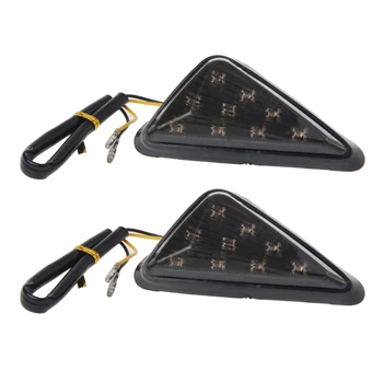 1 Pair Triangle Flush Motorcycle Turn Signal Blinkers Indicator Light 9 LED Smoke Lens
1 Pair Triangle Flush Motorcycle Turn Signal Blinkers Indicator Light 9 LED Smoke Lens