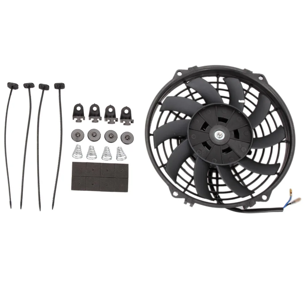 Universal 9 12V 80W Car Electric Radiator Intercooler Cooling Fan Push Pull Kit NEW 
Universal 9 12V 80W Car Electric Radiator Intercooler Cooling Fan Push Pull Kit NEW