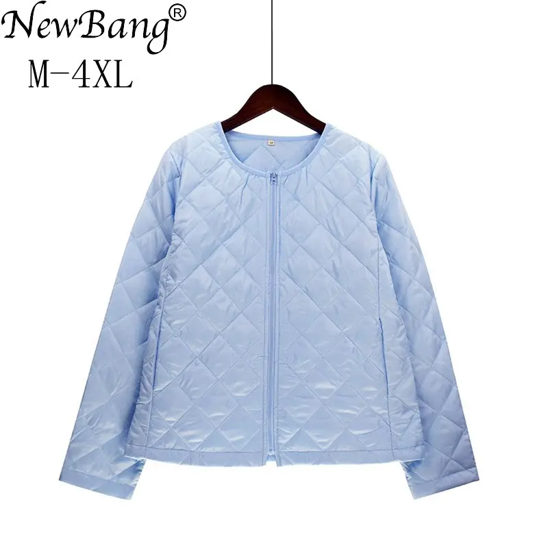 NewBang Brand Plus Size Lightweight Cotton Coat Women Winter Warm Liner Collarless Coat With Zipper Female Slim Jackets
NewBang Brand Plus Size Lightweight Cotton Coat Women Winter Warm Liner Collarless Coat With Zipper Female Slim Jackets