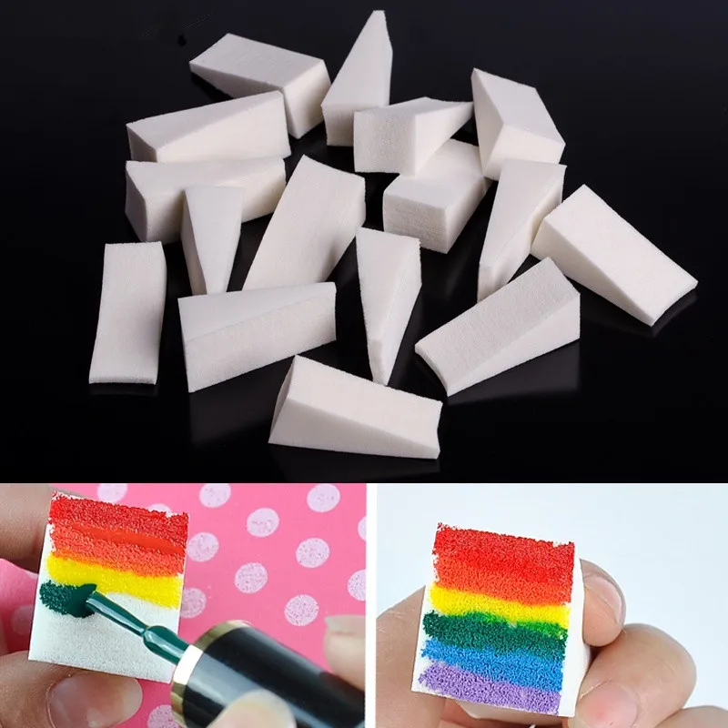 24pcs Nail Art Gradient Color Stamping Sponge Set Gel Polish Varnish Manicure DIY Transfer Soft Triangle Coloring Stamp Foam Kit
24pcs Nail Art Gradient Color Stamping Sponge Set Gel Polish Varnish Manicure DIY Transfer Soft Triangle Coloring Stamp Foam Kit