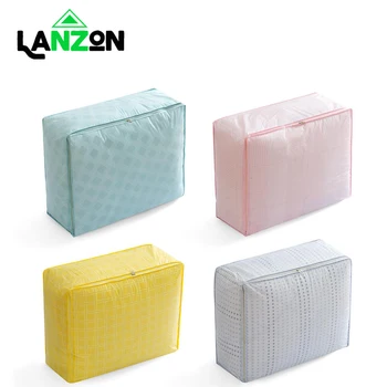 Lanzon Foldable Clothes Quilts Storage Bag Closet Sweater Home Organizer Box Moving Clothes Sorting Bags Moisture-proof Package
Lanzon Foldable Clothes Quilts Storage Bag Closet Sweater Home Organizer Box Moving Clothes Sorting Bags Moisture-proof Package