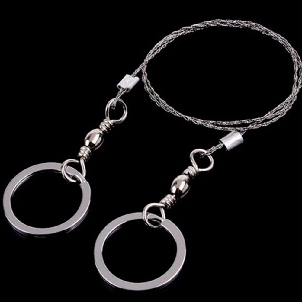 Field Survival Stainless Wire Saw Hand Chain Saw Cutter Outdoor Emergency Fretsaw Camping Hunting Wire Saw Survival Tool New
Field Survival Stainless Wire Saw Hand Chain Saw Cutter Outdoor Emergency Fretsaw Camping Hunting Wire Saw Survival Tool New