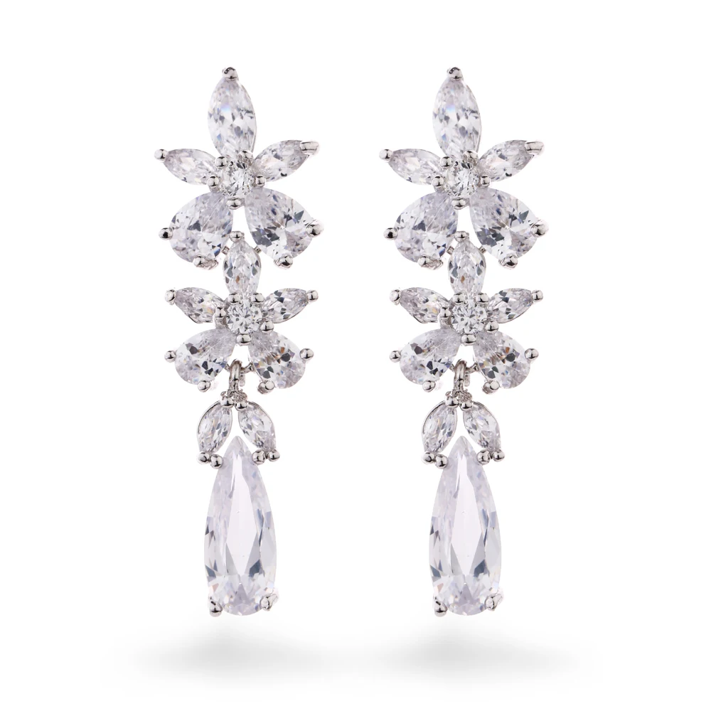 New White Water Drop CZ Crystal Earrings for Women Vintage Wedding Party Earrings Jewelry brinco Gift Engaged Gift
New White Water Drop CZ Crystal Earrings for Women Vintage Wedding Party Earrings Jewelry brinco Gift Engaged Gift