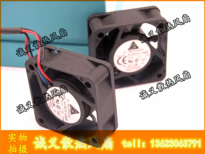 Original Delta computer radiator cooling fan AUB0412MB 4CM 4*4*1.5CM 40*40*15MM 40MM 4015 12V 0.13A
Original Delta computer radiator cooling fan AUB0412MB 4CM 4*4*1.5CM 40*40*15MM 40MM 4015 12V 0.13A