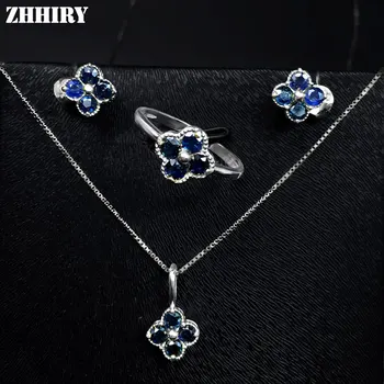 ZHHIRY Women Jewelry Sets Natural Sapphire Gem Stone Genuine 925 Sterling Silver Ring Earring Pendant Chain
ZHHIRY Women Jewelry Sets Natural Sapphire Gem Stone Genuine 925 Sterling Silver Ring Earring Pendant Chain