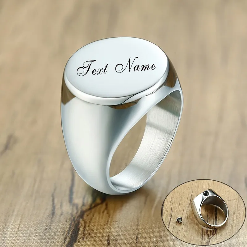 20mm Heavy Signet Rings for Men Free Custom Engraving Ashes Keepsake Urn Round Top Stainless Steel Male Alliance Anel Never Fade
20mm Heavy Signet Rings for Men Free Custom Engraving Ashes Keepsake Urn Round Top Stainless Steel Male Alliance Anel Never Fade