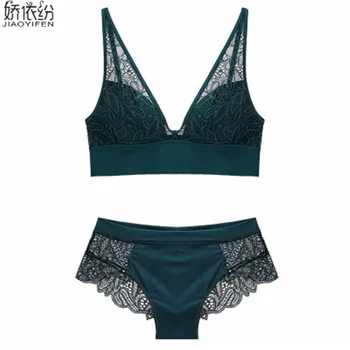 Europe Sexy Lace Bra Set Full Cup Push Size Women Underwear Transparent Lace Bra and Panty French Brassiere Push Up Bra Sets
Europe Sexy Lace Bra Set Full Cup Push Size Women Underwear Transparent Lace Bra and Panty French Brassiere Push Up Bra Sets