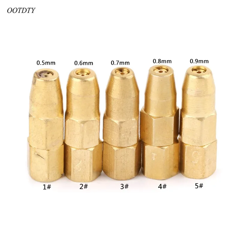 OOTDTY 5pcs/set Propane Gas Welding Nozzle Tips H01-2 Holder Accessories 1# 2# 3# 4# 5#
OOTDTY 5pcs/set Propane Gas Welding Nozzle Tips H01-2 Holder Accessories 1# 2# 3# 4# 5#