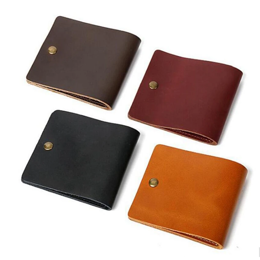 New Original Color Genuine Leather Wallet for men and women Buckle small purses Can Custom name Minimalist Card Wallet
New Original Color Genuine Leather Wallet for men and women Buckle small purses Can Custom name Minimalist Card Wallet