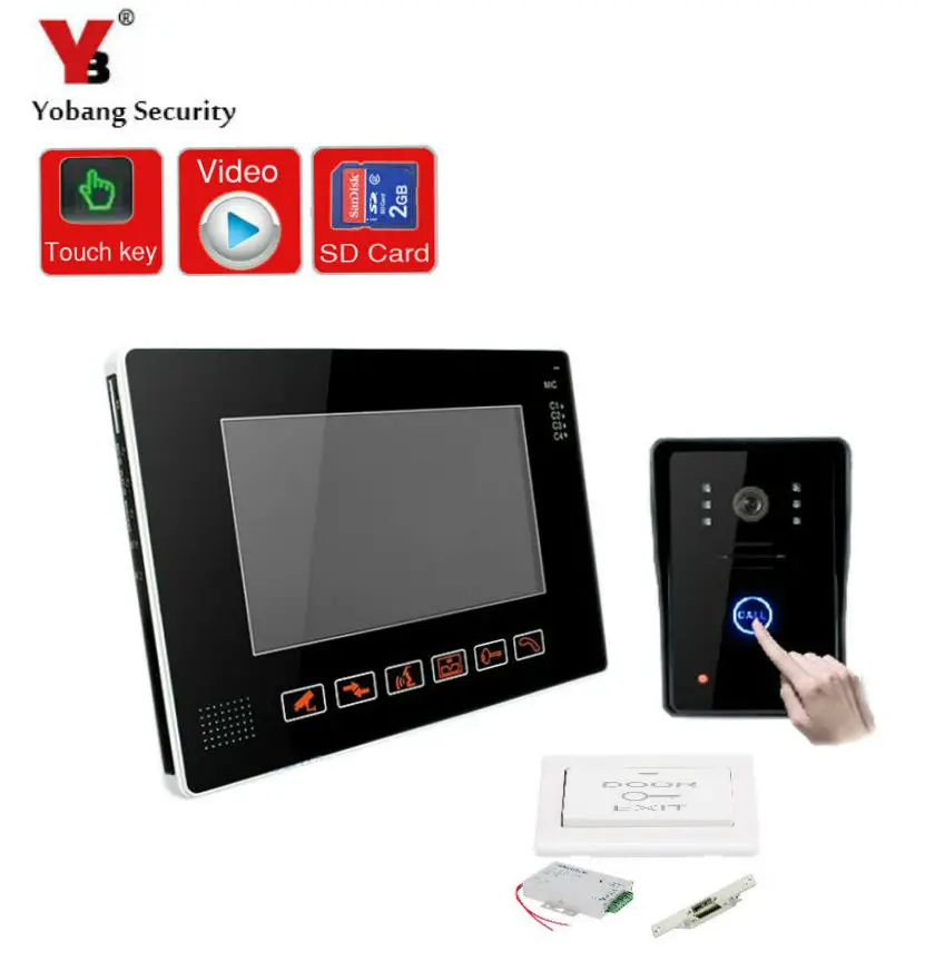 YobangSecurity 9 Inches Wired Video Doorbell Door Chime Video Door Intercom with Video Recording and PhotoTaking Door Lock
YobangSecurity 9 Inches Wired Video Doorbell Door Chime Video Door Intercom with Video Recording and PhotoTaking Door Lock