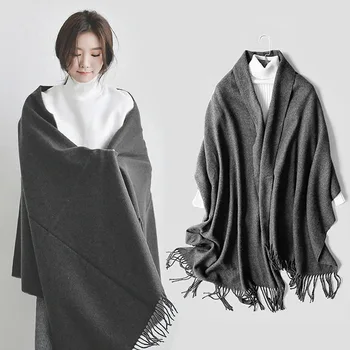 Fashion Cashmere Scarf Women Winter Warm Pashmina Wool Scarf Shawls Oversized Blanket Luxury Brand Thicken Long Scarves Wraps
Fashion Cashmere Scarf Women Winter Warm Pashmina Wool Scarf Shawls Oversized Blanket Luxury Brand Thicken Long Scarves Wraps