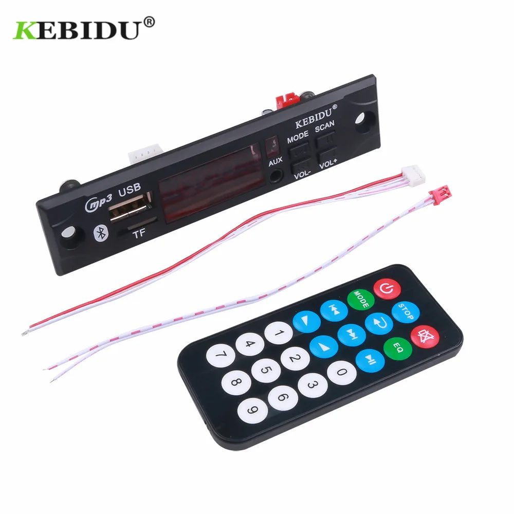 Wireless Bluetooth car kit 5V 12V Car radio Module USB AUX TF FM music MP3 Decoder Board DIY MP3 Audio Player for home auto
Wireless Bluetooth car kit 5V 12V Car radio Module USB AUX TF FM music MP3 Decoder Board DIY MP3 Audio Player for home auto