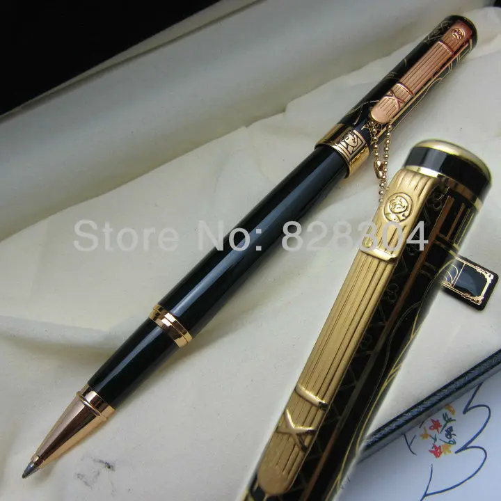 Free shipping French Picasso 902A black and gold ball pen fantasy series with original box
Free shipping French Picasso 902A black and gold ball pen fantasy series with original box